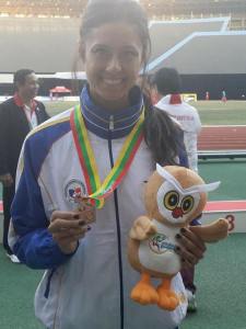 Fil-Heritage athlete Jess Barnard Bronze medal at SEA Games steeples sets a New National Record