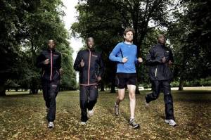 Adaranand Finn the White Mzungu running with Kenyans. Photo Credit: Micah K - The Independent