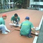 New Rubber Surface at Ultra nears completion (update)